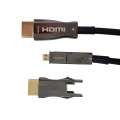 HDMI-GQ-19-301 Serie - HDMI 2.0 Typ A to D Detachable Active Optical Cable mit max. 4K@60Hz